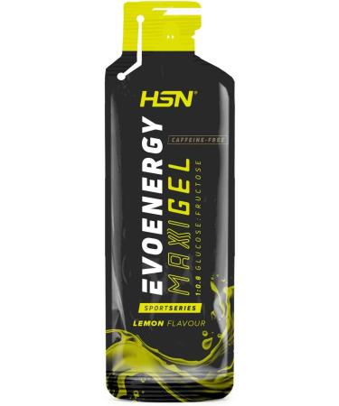 HSN Evonergy Maxigel without caffeine lemon 12 pieces of 70 ml 60 g carbohydrates per gel ratio 108 glucose fructose liquid texture no GMO vegan gluten and lactose free Maxi without caffeine Lemon - Buy Online on GoSupps.com