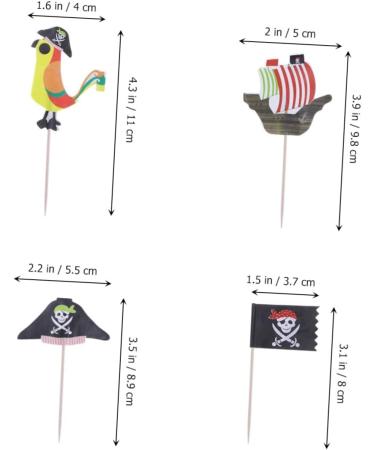 Warmhm 48pcs Halloween Party Ornaments Child Paper Food Bracket As Shown Size 3 - Buy Online on GoSupps.com