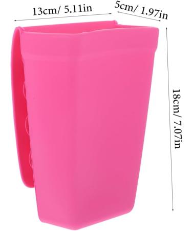 Beavorty Curling Wand Hair Dryers Bathroom Hair Tool Organizer Silicone Bucket Appliance Desktop 18.00X13.00X5.00CM Rosy - Buy Online on GoSupps.com