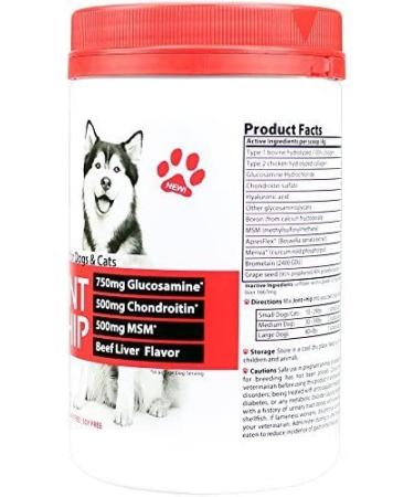 Vibrant Health Joint & Hip Supplement for Dogs & Cats - Beef Liver Flavor, 9.17 oz - Buy Online on GoSupps.com