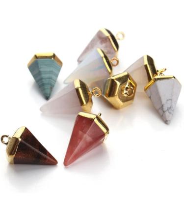 Lurrose 10 Pcs Crystal Diy Pendant J Necklace for Women Crystal Fashion Jewelry Charm Commemorate Miss - Buy Online on GoSupps.com