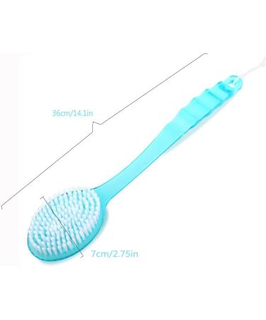 Cisixin Bathroom Shower Back Cleaning Brush - Exfoliating Body Brush with Long Handle (Blue) for Easy Skin Care Buy Online Now! - Buy Online on GoSupps.com