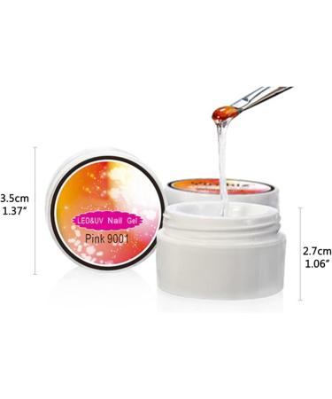 Nail Builder Gel 3 Color Set UV LED Nail Extension Gel Acrylic Gel Strengthen Hard Gel for Home and Professional Use (3-piece set) - Buy Online on GoSupps.com