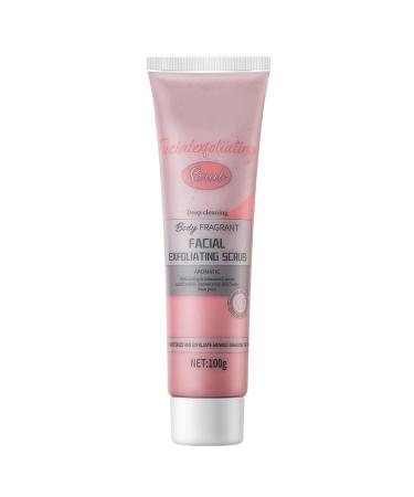 Exfoliating Face Wash Rose Body Exfoliator Smoothing Face Scrub Exfoliator for Large Pore & Acne Hydrating Exfoliating Face Scrub Body Acne & Rough Skin Bath Scrub Body Back & Arm & Knee-Women & Men