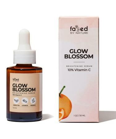 Vitamin C Serum 10% Glow Blossom Brightening Serum Super C Serum a Glow Serum for face - Helps Brighten Face Tighten Skin Even Skin Tone Reduce Wrinkles