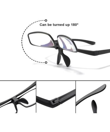 Blue Light Blocking Reading Glasses For Women Men Trendy Flip Cover Readers Anti Eyestrain Glasses(Couleur:Tortoiseshell Grandeur:2.0x) - Buy Online on GoSupps.com
