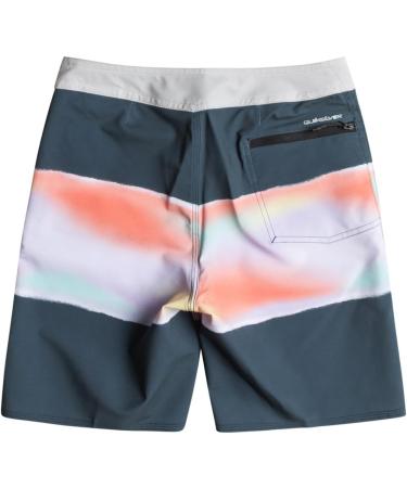 Quiksilver Boys Surfsilk Air Brush YTH 16 Boardshorts - Midnight Navy - Best for Ages 16 - Shop Now! - Buy Online on GoSupps.com