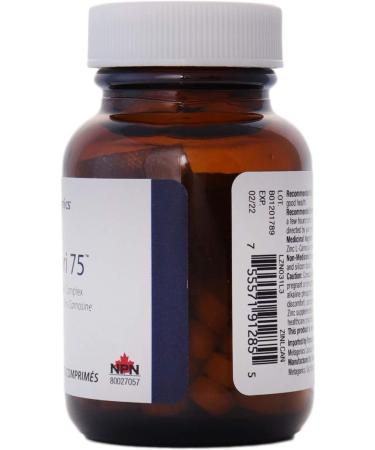Metagenics Zinlori 75 High Potency Zinc Carnosine Supplement to Help Relieve Minor Stomach Discomfort - 60 Tablets - Buy Online on GoSupps.com