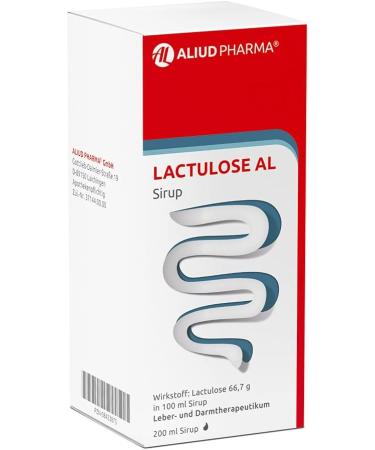 ALIUD PHARMA Lactulose AL Syrup 200 ml - Effective Osmotic Laxative for Constipation Relief | International Shipping Available - Buy Online on GoSupps.com