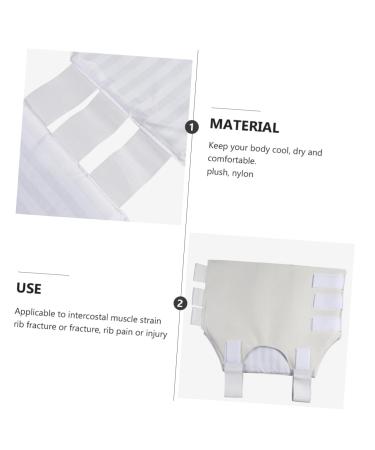 Adjustable Chest Support Bracket | Sternum Protective Belt for Bruised Ribs - Medical Body Binder for Men (40x38cm - Buy Online on GoSupps.com