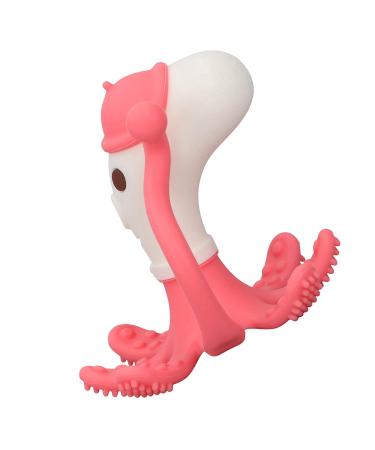 Premium Baby Tooth Toy Bei ring - Silicone Kraken Teething Ring | Food-Grade Bite-Proof & Heat-Resistant for Teething Relief - Buy Online on GoSupps.com