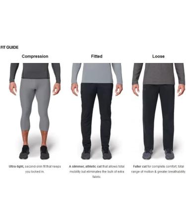 Under Armour Men's Packaged Base 3.0 Leggings Black/Pitch Gray - Size Large - Buy Online on GoSupps.com