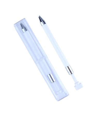 Uozonit Manicure Nail Manicure Dotting Pencil for Artistic Nails - Portable Drill for Nails Nail Drill Tool Manicure Dotting Tools for Wife Girlfriend Or Lover White