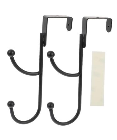 CHILDWEET 2pcs Door Hook Towel Hooks Door Clothes Hanger Door Towel Hanger Bathroom Hangers Porch Door Hanging
