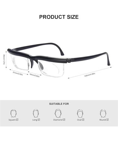 Vision Adjustable Glasses - Focus Reading Glasses for Distance & Close-Up (2 Pcs) - International Shipping Available - Buy Online on GoSupps.com