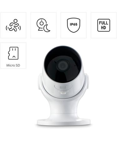 Hama WLAN Surveillance Camera - Outdoor Weatherproof 1080p Night Vision 2-Way Audio Motion Detector & App Control - Buy Online on GoSupps.com