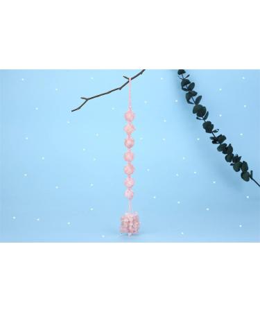 Rose Quartz Crystal Hanging Healing Gemstone Decor - Reiki Gifts - Buy Online on GoSupps.com