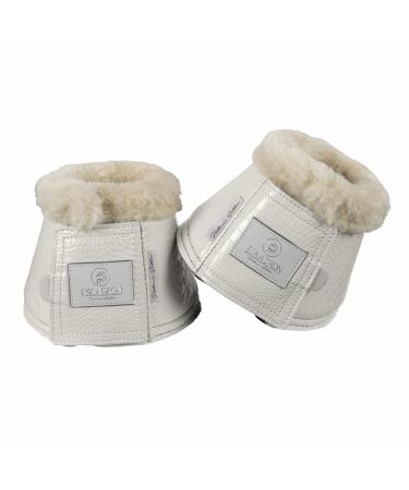 Eskadron Platinum Bell Boots Jumping Boots Croco FAUXFUR 1 Pair pearlgrey S