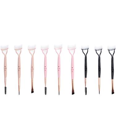 MCAORI Double-end Eyelash Comb Arc-Designed with Eyebrow Brush Eyeliner Brush Foldable Eyelash Separator Mascara Applicator - Buy Online on GoSupps.com
