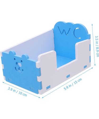 BESPORTBLE 1pc Hamster Toilet Hamster Bathroom Critters Hamster Litter Toilet Pet Pet Toilet Blue PVC 15x10cm Blue - Buy Online on GoSupps.com