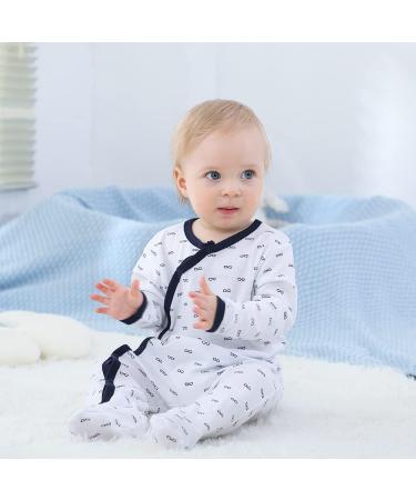 MAMIMAKA Baby Rompers Pajamas Cotton Jumpsuit 6-9 Months Three Piece Set - Buy Online on GoSupps.com