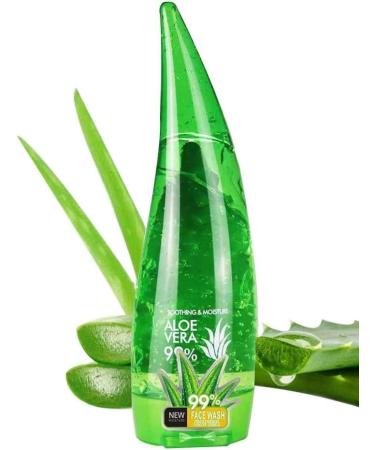 Mr. Gadget's Solutions 99% Aloe Vera Gel Hydrating Moisturizing Soothing Glowing Skin For Both Men and Women-120ML