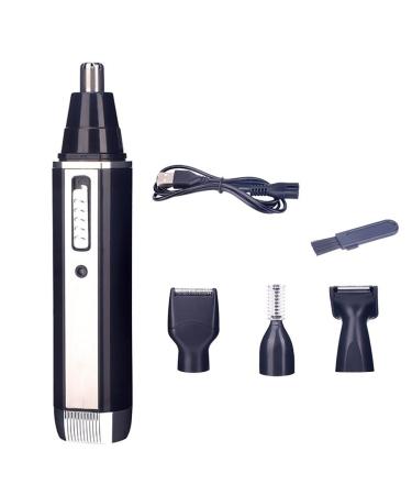 Head Shavers for Bald Men Rechargeable Electric 4 in 1 Hair Trimmer for Men Grooming Kit Beard Face Hair Trimer Facial Eyebrow Trimmer Nose Ear Shaver Black-no Box
