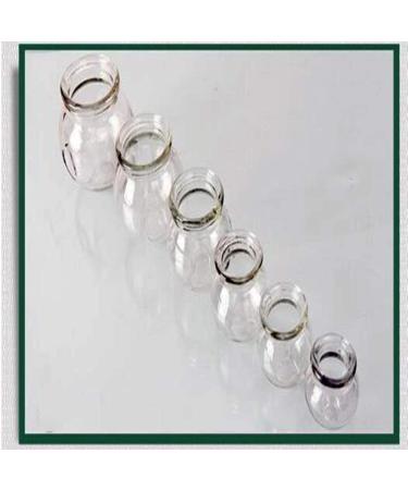 YLYP Glass Fire Cupping Set - 24 Muscle Pain Relief Cups for Body Massage Therapy - Buy Online on GoSupps.com