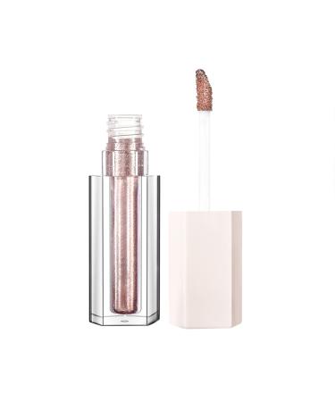 12 Colors Pearlescent Eyeshadow Pallete Brightening Liquid Eye Shadow Metallic Glitter Sequins Eye Makeup 5ml Base Gloss Flash Sale (H, One Size)