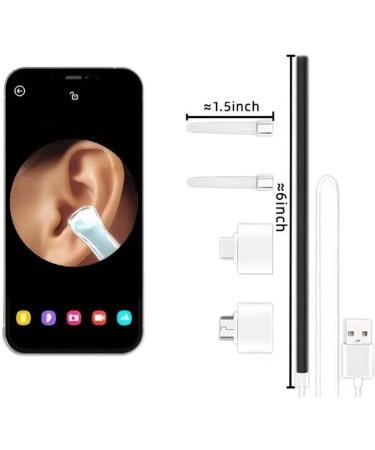 Home Ear Wax Removal Kit with 1080P Camera - Ear Cleaner with LED Light for iPhone & Android - Buy Online on GoSupps.com