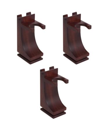 Beaupretty 3st men shave tool holder men keeper suits for men shavinga-nadoras para hombres razor brush organizer wicker bars shave wooden man razor