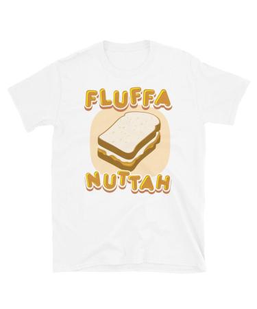 Boston Peanut Butter Marshmallow Fluffa Nuttah Short-Sleeve Unisex T-Shirt XL White