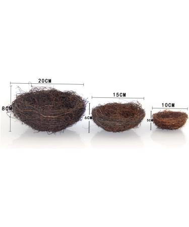 Buy WOFASHPURET Garden Rattan Flower Accessories - Natural Birds Nest Artificial Decoration (10cm) for Elegant Home D cor - Buy Online on GoSupps.com