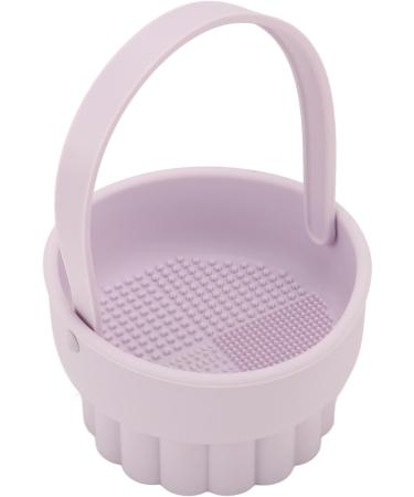 Makeup Brush Cleaning Mat 2 in 1 Silicone Makeup Brush Cleaner Bowl with Drying Holder & Brush Cleaning Scrubber Tool Multifunctional Cosmetic Sponge Brush Bristle Cleaning Bowl - Buy Online on GoSupps.com