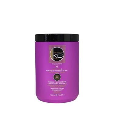 KERAGOLD PRO Mask for Dry/Unruly/Hard to Straighten Hair with Keratin/Silk Proteins, 1000 ml