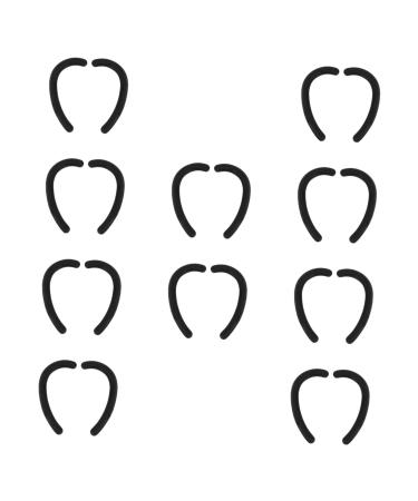 Gleavi 20 pair of anti-Snag ear pads ear pads for glasses question ear hook mouth protection earreman face cover rope pull mouth protection ear hooks headband child stress absure rubber