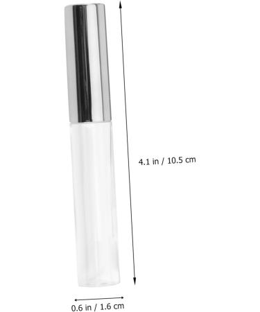 Healvian 2 Sets Fashionable Lip Gloss Tubes of 10ml Round For On The Go Lip Care 10 Pieces * 2 Size 1x2pcs Silverx2pcs - Buy Online on GoSupps.com