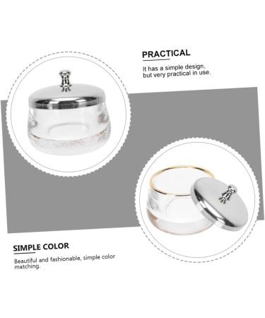 2pi ces Gobelets Verre pour Dissolvant de Vernis Ongles Lot Couvercle Inoxydable Utilisables pour Manucure et Nail Art - Buy Online on GoSupps.com