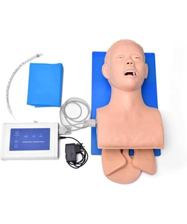 Adult Intubation Teaching Model Oral Nasal Intubation Manikin Electronic Airway Management Trainer for Training Dummy Nursing