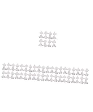 Healvian 48 Pairs Foot Stickers Men's Sandals Shoe Cushions for Men Foot Pad Beach Feet Summer Slippers Toe Gel Pads Toe Care Orthosis Heel Massage Stickers Man Non-Slip Stickers Split Pu