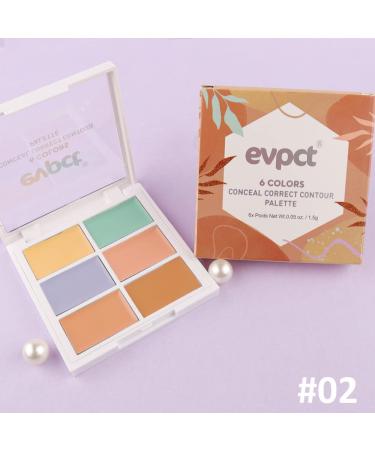 6 Color Contouring Cream Palette - Professional Color Correcting Concealer for Dullness, Imperfections, Puffiness, Spots, Redness, and Dark Circles - Pink Under Eye Concealer (02 Color Correcting) - Buy Online on GoSupps.com