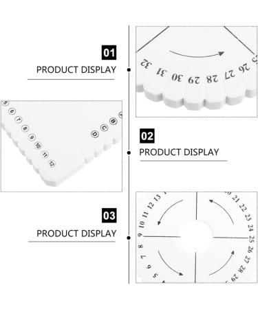 Ciieeo 8pcs Foam Beading Square DIY Kit for Handmade Mobile Accessories - Beaded Wire Plate Tools for Braided Bracelet Crafting - 10.5x10.5CM - Buy Online on GoSupps.com