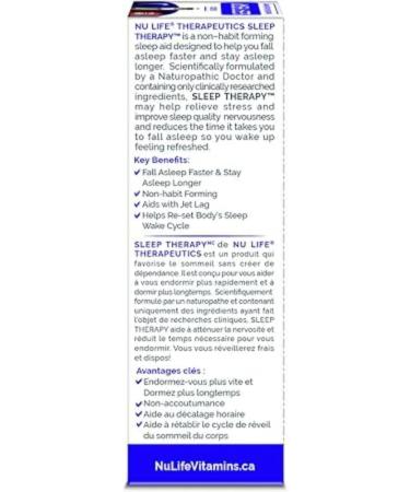 Nulife Therapeutics By Nulife Vitamins Nulife Therapeutics By Nulife Vitamins Sleep Therapy - Natural Remedy 30 Count - Buy Online on GoSupps.com
