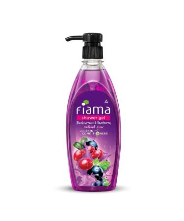 Fiam-a Body Wash Shower Gel Blackcurrant & Bearberry 500ml Body Wash for Women & Men with Skin Conditioners for Radiant Glow & Moisturised Skin Suitable for All Skin Types
