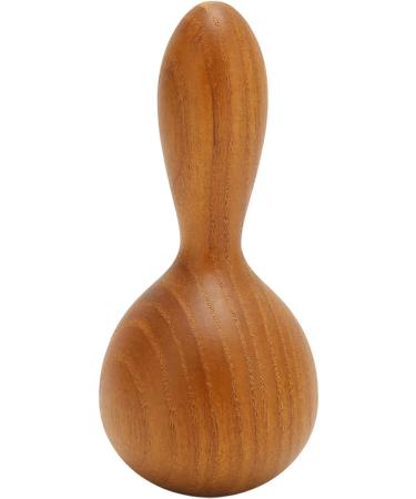 Essential Oil Back Massage Device - Wooden Hammer Spa Massage Stick for Meridian Scraping & Relaxation Therapy - Buy Online on GoSupps.com