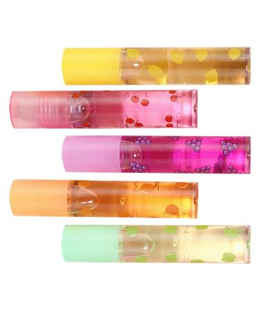 Buy 5pcs Fruit Lip Balm Set - Moisturizing Lipsticks & Gloss for Kids - Fruit-Flavored Lip Plumper & Enhancer - Long-Lasting Water Gloss - Buy Online on GoSupps.com