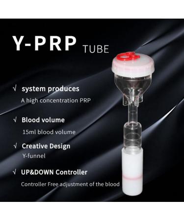 TRIPPER Y-PRP Tube for Beauty Platelet Rich Plasma PRP Kit Durable Easy to Use Transparent - Buy Online on GoSupps.com
