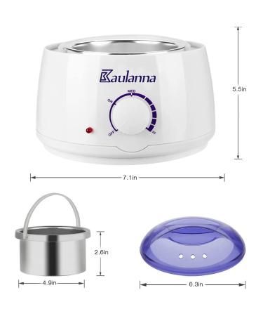 Pain-Free Electric Wax Warmer Kit - Hair Removal Wax Beads & Spatulas | 4 x 100g Wax for Smooth Skin - Buy Online on GoSupps.com