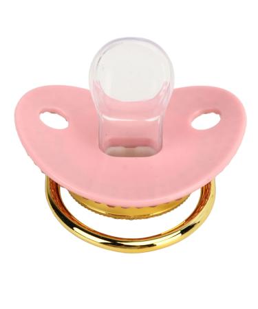 Gold Rhinestone Baby Pacifier Set | Lightweight Pacifier for 6-18 Months | Unique Baby Gift (Letter M) - Buy Online on GoSupps.com