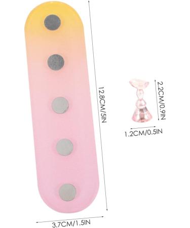 POPETPOP 3 Sets Nail Practice Holder Nail Stand Training Nail Racks Nail Decoration Convenient Nail Holders Beauty Nail Display Nail Practice Stand Plastic Bracket Magnetic - Buy Online on GoSupps.com